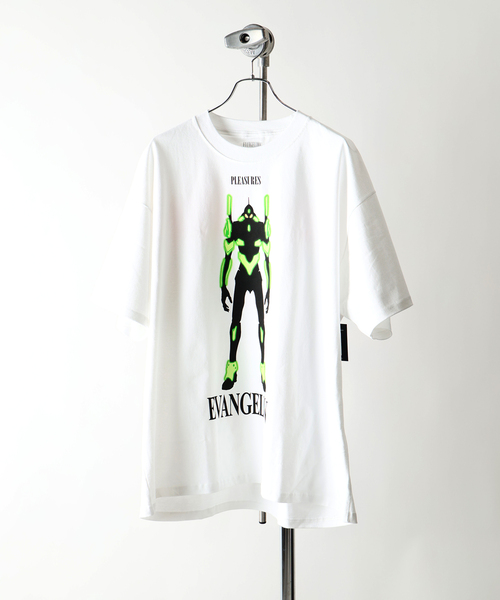 PLEASURES 関税込 EVA1 Tシャツ PLEASURES tシャツ / プレジャーズ EVA 1 T-SHIRT メンズ