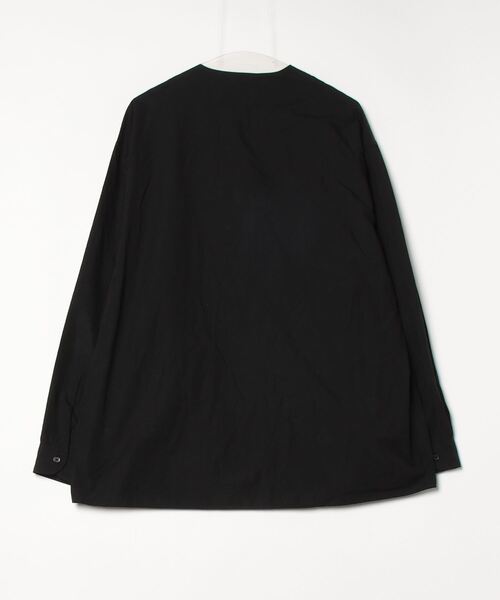 blurhms　長袖　シャツ　ブラームス　トップス 　ユニセックス BLURHMS 「blurhms」 長袖シャツ 3 ブラック メンズ : ZOZOTOWN
