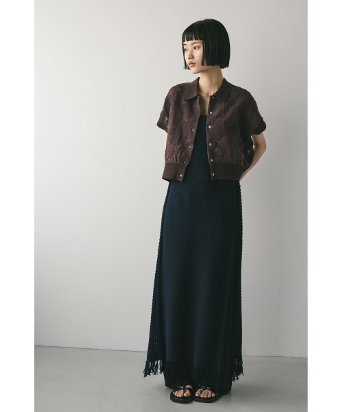 STYLE MIXER エンブロイダリーニットトップ エンブロイダリーニットトップ｜スタイルミキサーの通販｜&mall