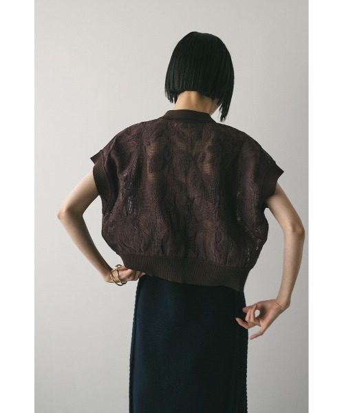STYLEMIXER ニット セーター エンブロイダリーニットトップ
