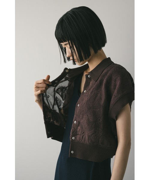 最も完璧な STYLEMIXER ニット セーター エンブロイダリーニットトップ トップス