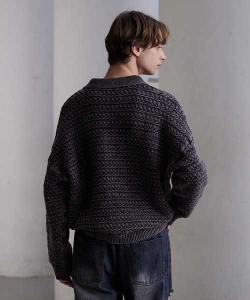 CLEL（クレイル） セーター ニット 「CLEL」Vintage Design 3D Knit