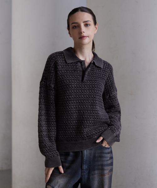 CLEL（クレイル） セーター ニット 「CLEL」Vintage Design 3D Knit