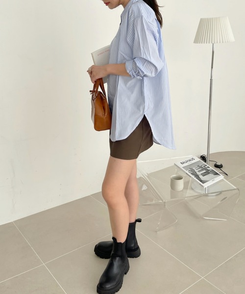 U.S. POLO ASSN. 「U.S. ASSN.」 長袖シャツ M ピンク