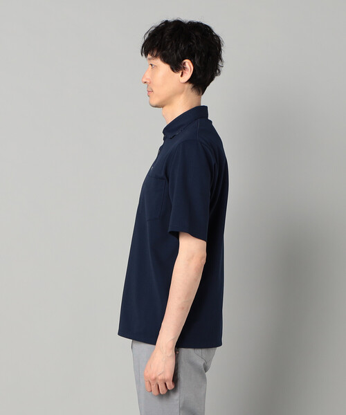 COMME CA MEN（コムサメン） ポロシャツ AEGEAN ORGANICシルケット