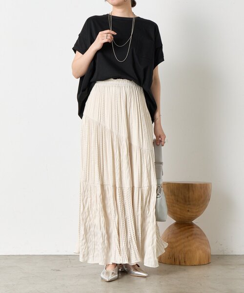 Jena espace merveilleux tシャツ バックファスナーポケットT