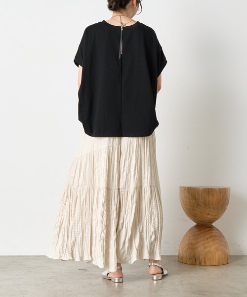 Jena espace merveilleux tシャツ バックファスナーポケットT