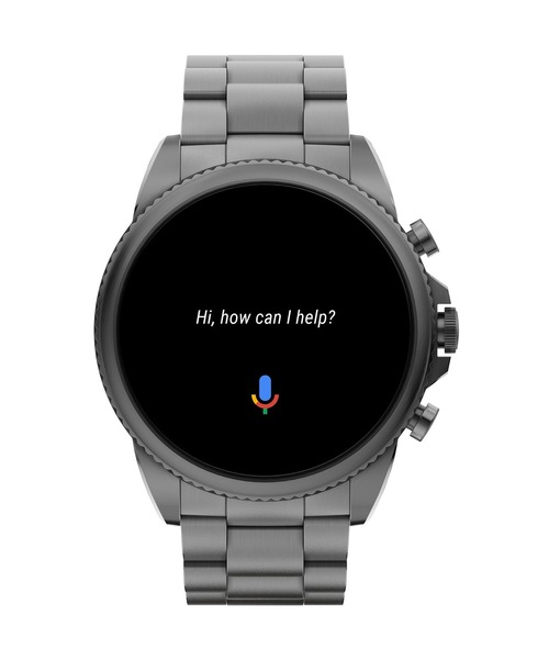 「FOSSIL」 デジタル腕時計 FREE シルバー メンズ