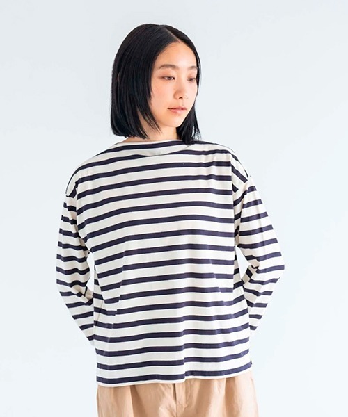 tシャツ ハイゲージコットンボーダーT 「ロングスリーブ」 レディース