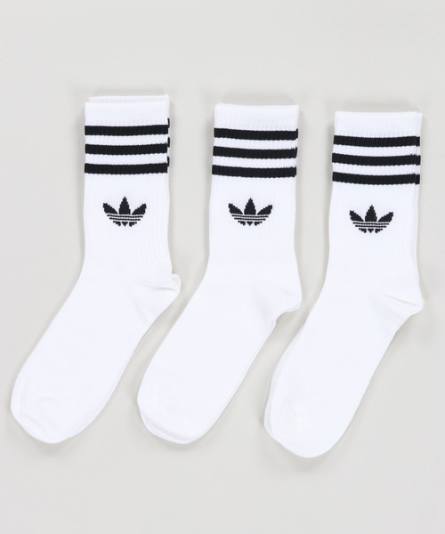 新品未使用 リヴァプール adidas ソックス 3足セット 福助 adidas クルー丈ソックス 3足組 24-26cm～28-30cm