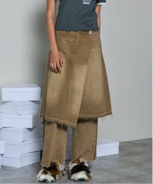 MAISON SPECIAL（メゾンスペシャル） デニムスカート Asymmetry Denim