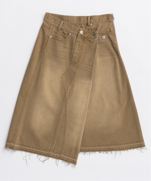 MAISON SPECIAL デニムスカート 「25AW PRE-ORDER」Asymmetry