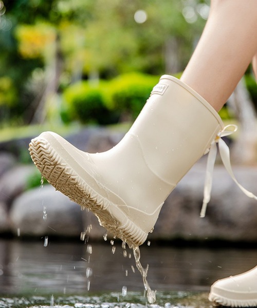 shoes365 長靴 レインブーツ ミドル丈レインブーツ レディース