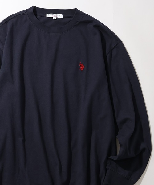 U.S. POLO ASSN.（ユーエスポロアッスン） tシャツ ロゴ刺繍 ロング 