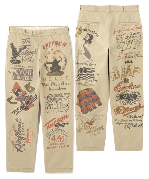 AVIREX チノパン 「RESTORE COLLECTION」60's ARMY CHINO PANTS