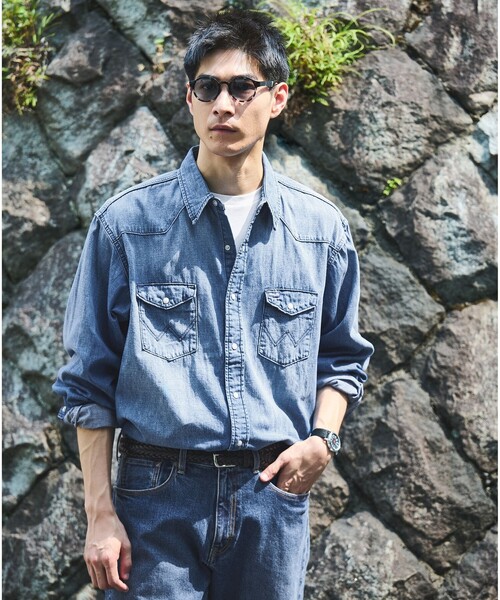 Wrangler シャツ 「別注」「Wrangler」GLR ウエスタン メンズ