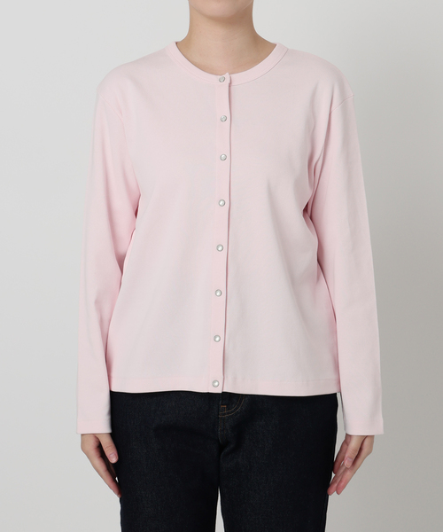 SLOBE IENA（スローブイエナ） カーディガン 「WEB限定/追加」フライス