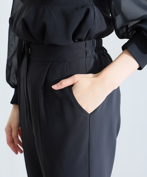 PourVous（プールヴー） パンツドレス タイトフォーマル大きいサイズ