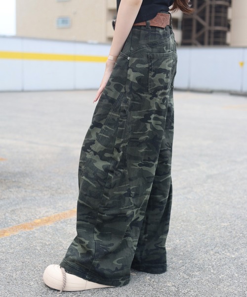 ATMARK ワイドパンツ ジーンズ デニム デニムパンツ 「ZOZO限定 