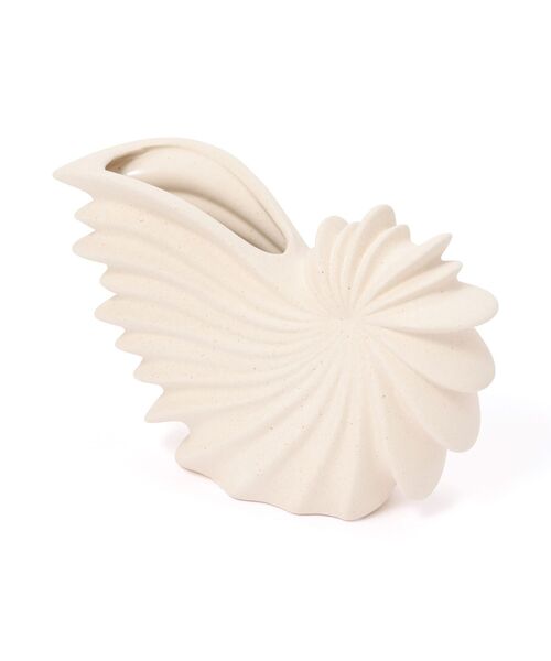 バカラ リゴット 花瓶 フラワーベース シェル　新品未使用 Francfranc（フランフラン） 花瓶 セラミック シェル フラワーベース