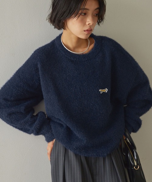 PENNEYS（ペニーズ） ニット セーター 別注 THE FOX ロゴ ワンポイント