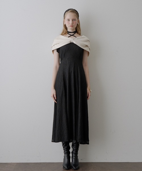 HEIREN ドレス リボンケープレースドレス : ZOZOTOWN Yahoo!店 - 通販