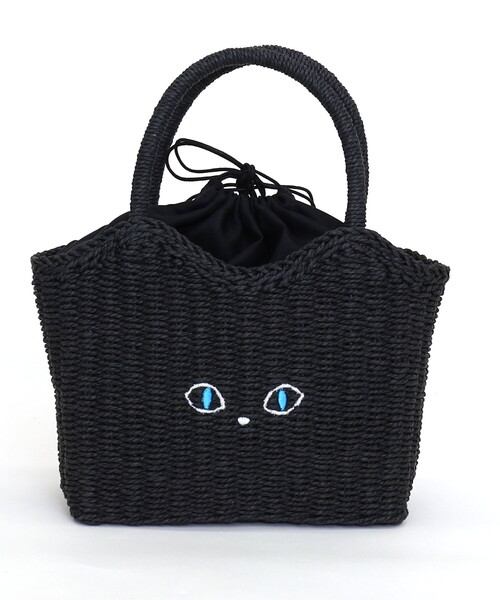 「COOCO」 かごバッグ FREE グレー レディース_画像2