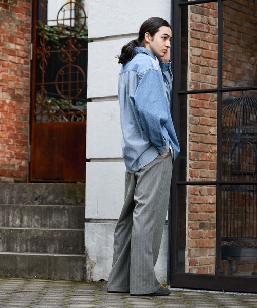 niko and…（ニコアンド） スラックス ワイドストレートスラックス