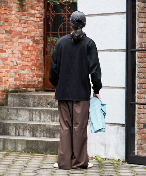 niko and…（ニコアンド） スラックス ワイドストレートスラックス