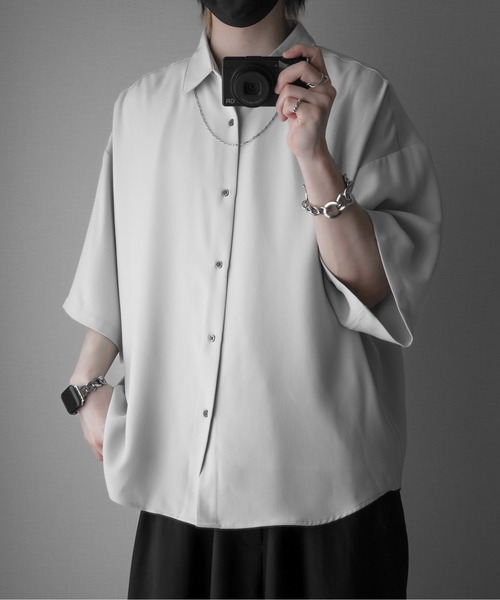 「KUUUPY」 半袖シャツ MEDIUM ブルー メンズ_画像5