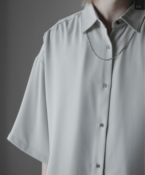 「KUUUPY」 半袖シャツ MEDIUM ブルー メンズ_画像6
