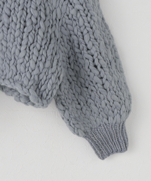 NOBLE（ノーブル） カーディガン HAND KNIT ショートカーディガン