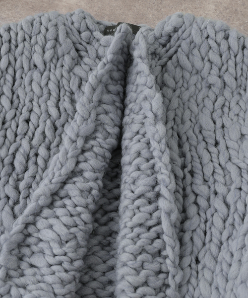 NOBLE（ノーブル） カーディガン HAND KNIT ショートカーディガン