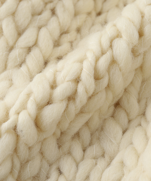 NOBLE（ノーブル） カーディガン HAND KNIT ショートカーディガン