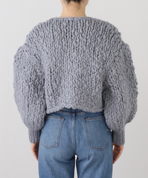 ノーブル（Noble）/HAND KNIT ショートカーディガン NOBLE（ノーブル） カーディガン HAND KNIT ショートカーディガン
