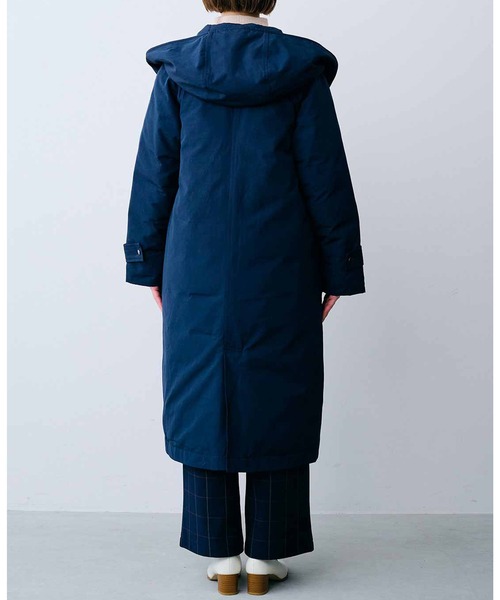 IEDIT（イディット） ダウンコート X-LARGE ネイビー レディース
