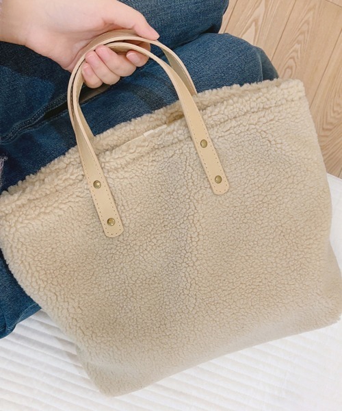 2/1ゆきそら④ふわモコ★アンコ【トートバッグ】12点 トートバッグ ふわもこ素材トートバッグ レディース : ZOZOTOWN Yahoo