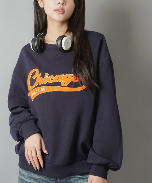 SPINNS（スピンズ） トレーナー スウェット 裏毛オーバーサイズ