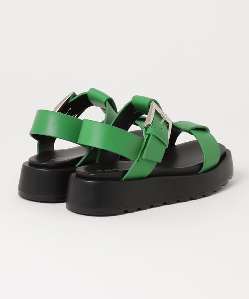 「Ray BEAMS」 「MOHI」フラットサンダル 37 ブラック レディース_画像2