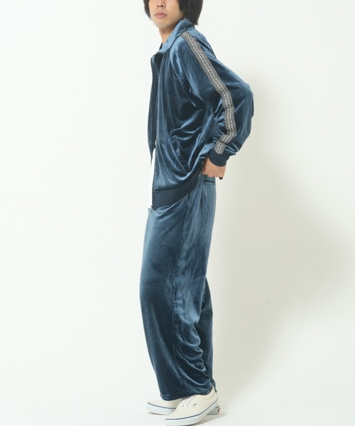 ROUGH TRADE ジャージ ベロア トラックジャケット(M1) メンズ