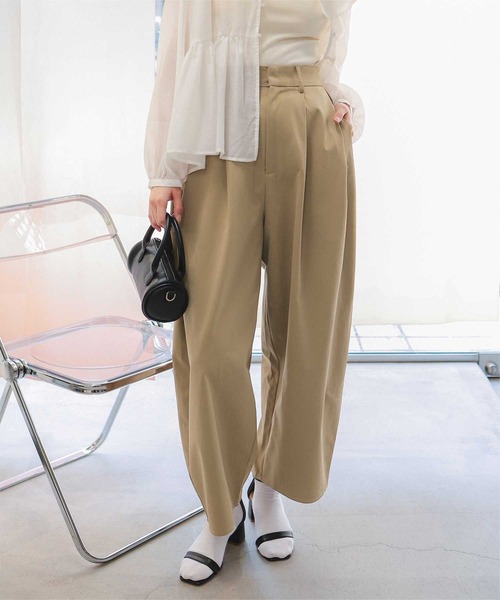 titivate（ティティベイト） パンツ カーブデザインツイルパンツ