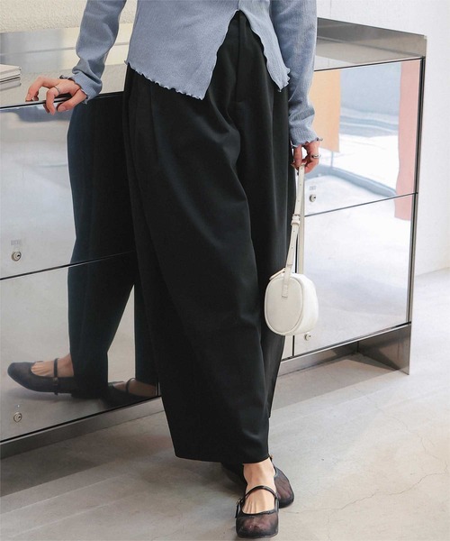 titivate（ティティベイト） パンツ カーブデザインツイルパンツ