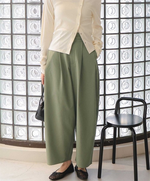 titivate（ティティベイト） パンツ カーブデザインツイルパンツ