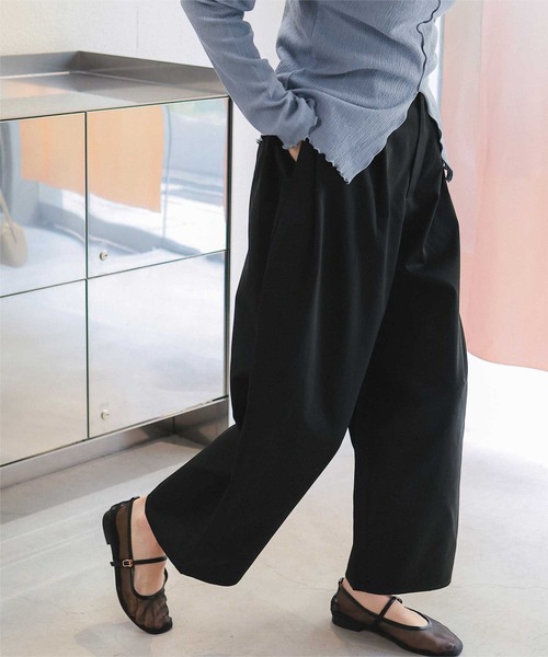 titivate（ティティベイト） パンツ カーブデザインツイルパンツ