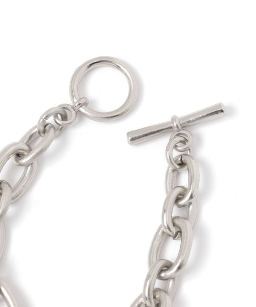 niko and…（ニコアンド） ブレスレット 加工シルバーブレスレット