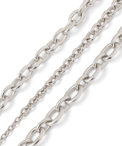 niko and…（ニコアンド） ブレスレット 加工シルバーブレスレット