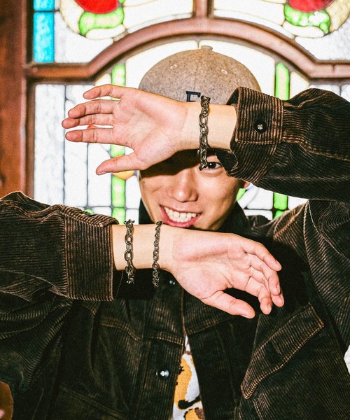 niko and…（ニコアンド） ブレスレット 加工シルバーブレスレット