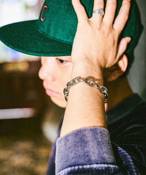 niko and…（ニコアンド） ブレスレット 加工シルバーブレスレット