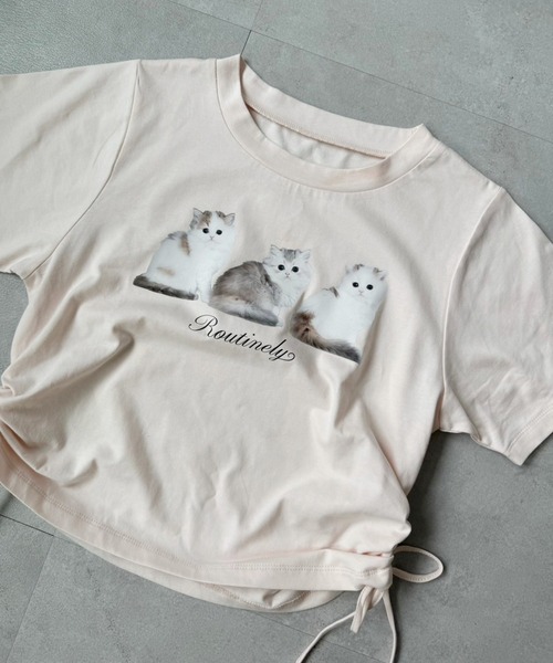 「one after another NICE CLAUP」 半袖Tシャツ FREE イエロー レディース_画像6