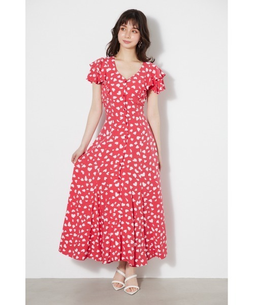 「rienda」 半袖ワンピース SMALL ベージュ レディース_画像6